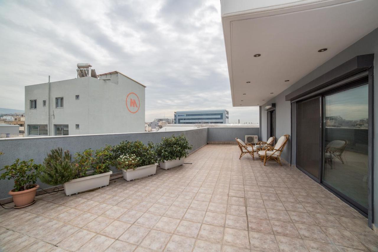 Spacious Modern Apartments With Great Rooftop View Athen Eksteriør bilde